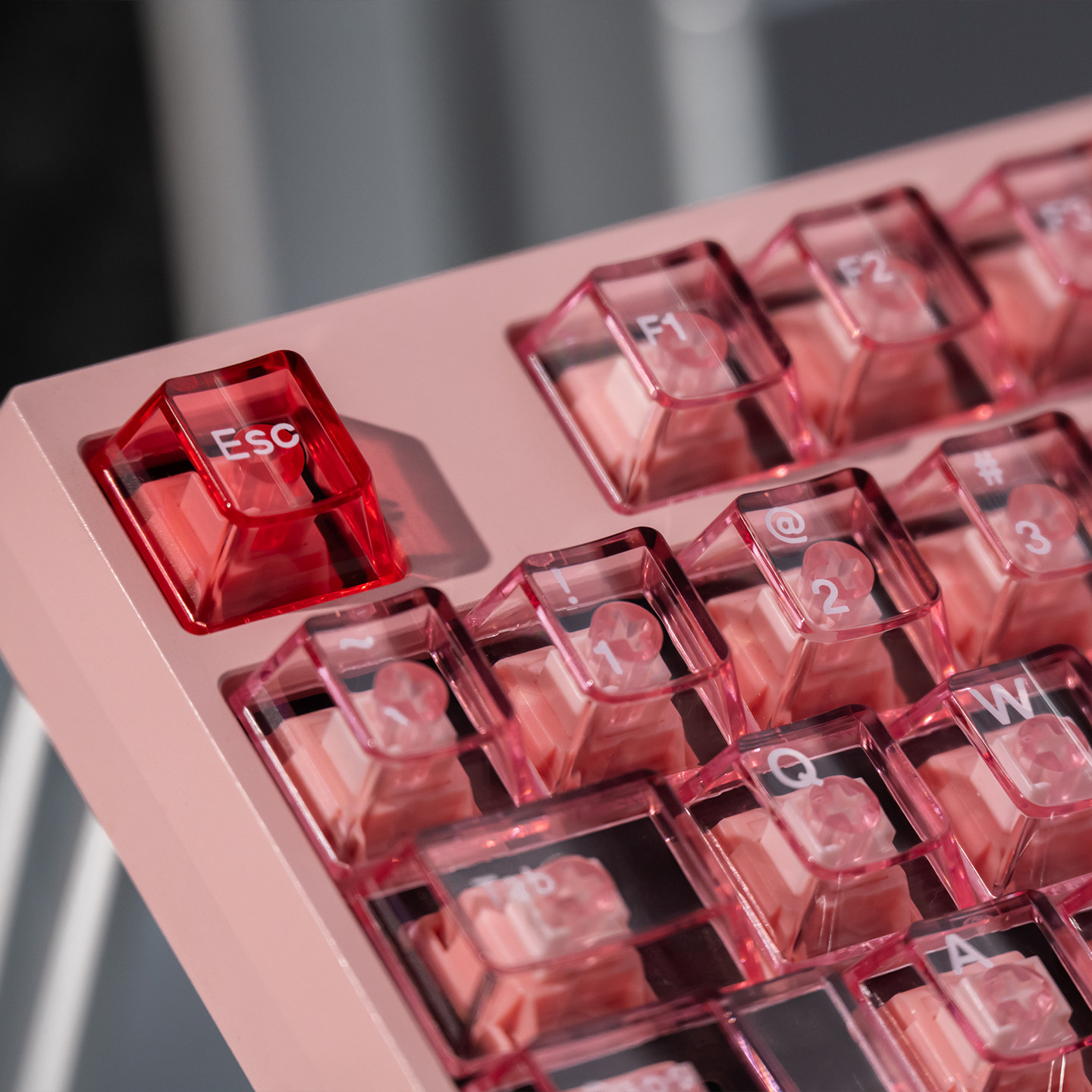 Capuchons de touches transpare - Pc Gaming Pink avis et prix