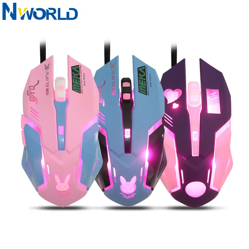 Souris de jeu filaire OW 6 bou - Pc Gaming Pink avis et prix